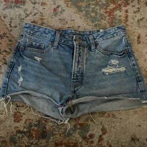 Denim shorts